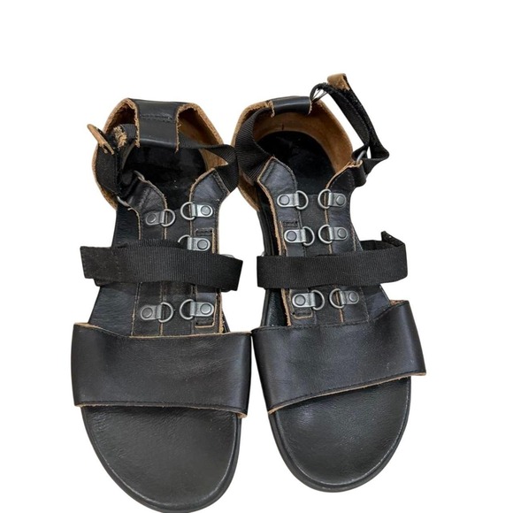Sorel Shoes - Sorel Carly Torpeda Leather Gladiator‎ Sandals Black Women's Size 9 Estimated